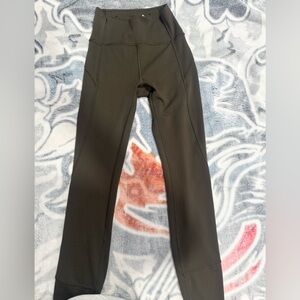 Lululemon Dark Green Leggings Size 2